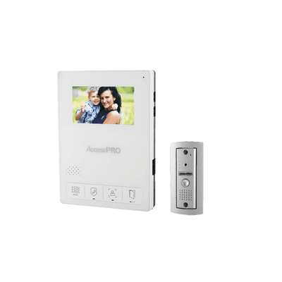 Kit de Videoportero / Frente de Calle Antivandalismo / Cámara 900TVL para Baja Iluminación / Pantalla Alta Resolución / Control