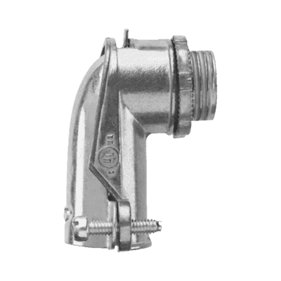 Conector curvo para tubo flexible 1/2"  (13 mm)