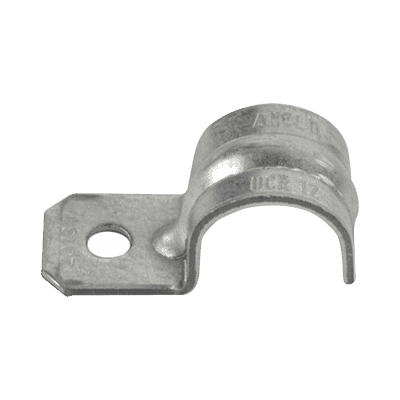 Abrazadera tipo Uña para Tubo Conduit Pared Gruesa  y Conduit  PVC de 2" (51 mm).