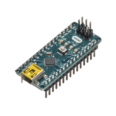 Microcontrolador Arduino Nano / ATmega328 16 MHz / 20 Digital I/O + 8 Analógico / Mini-USB / Compatible IDE Arduino / Breadboard-Friendly / Maker Projects