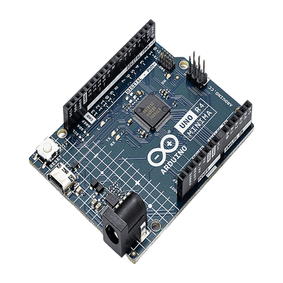 Placa Desarrollo Arduino UNO R4 Minima / Microcontrolador Renesas RA4M1 32-bit Cortex-M4 / 48 MHz / 256 kB Flash / 32 kB SRAM / 14 Digital I/O / 6 Analog Inputs / USB-C / Compatible con Shields UNO