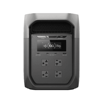 Estación de Energía Portátil EcoFlow DELTA 3 MAX, 2048Wh, Batería LiFePO4, Salida 2400W (Surge 4800W)