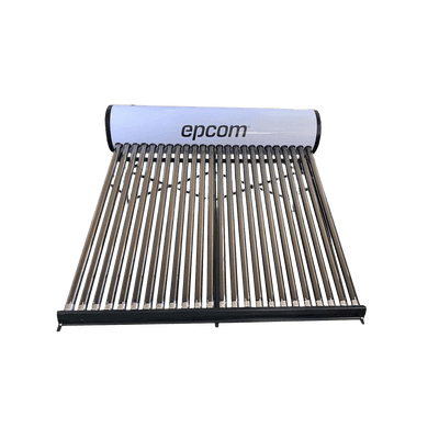 Bóiler Solar de 240L, Baja Presión con 24 Tubos de Vacío de Mayor Resistencia y Termotanque Inoxidable de Grado Alimenticio 240 L Resistentes a Granizo de Hasta 25 mm/ l, Incluye Anodo de Magnesio