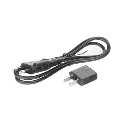 Cable de Corriente Bifásico Conector Tipo 8 (1 Metro (3.28 Pies))