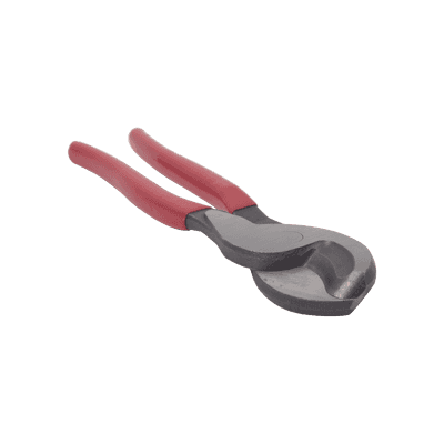 Pinza cortador multicable de alta palanca de 10" (254 mm), fabricada en alma de acero al carbón y mango ergonómico de PVC.