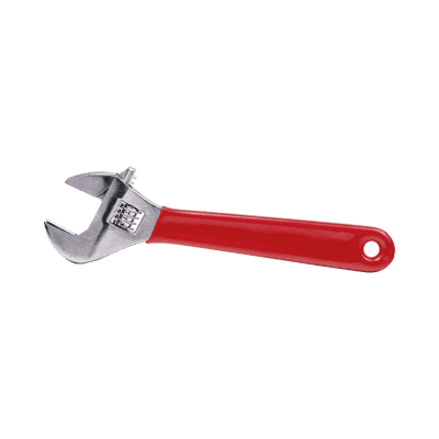 Llave Ajustable/Tipo Perico de 8" (203 mm) con Forro Plástico para Mejor Agarre.