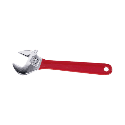 Llave ajustable de 10" con mango de plástico