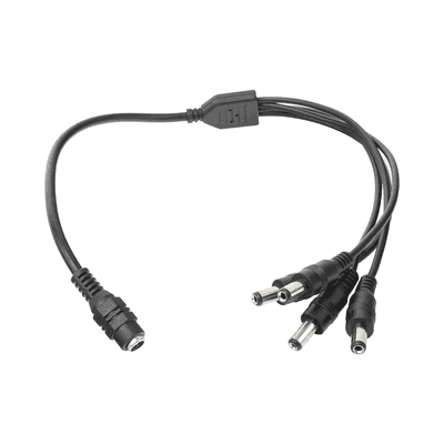 Cable con Conector Jack Hembra de 3.5 mm con 4 Salidas de Jack Macho (Divisor de Energía) / Tipo Pulpo / 4 Conectores Macho / 1 Conector Hembra / Jack de 3.5 mm