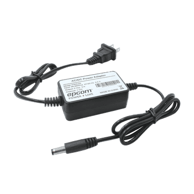 Fuente de poder de 5 Vcc regulado @ 2A; UL; Voltaje de entrada de 100-240 Vca / Con Terminales de Extensión