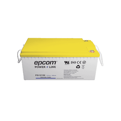 Batería de GEL PURO OPzV / 12 V @ 150 Ah / Ciclo profundo / Uso en Aplicaciones Fotovoltaicas y de Respaldo