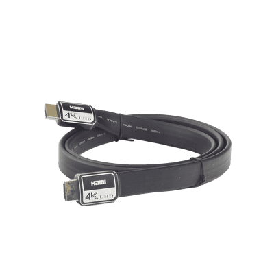 Cable HDMI Versión 2.0 Plano de 1 Metro (3.28 Pies) Optimizado para Resolución 4K Ultra HD