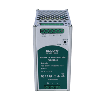 FUENTE DE ALIMENTACION 48 VCC / DIN RIEL /  5 AMPERES / 240 W