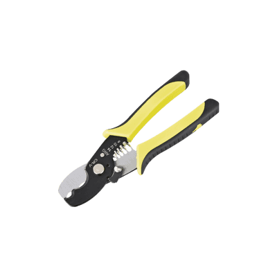 Pinza Pelacables (8-14 AWG) y Cortacables (2/0 AWG Max.) Diseño de Alta Precisión. Mango Ergonómico.
