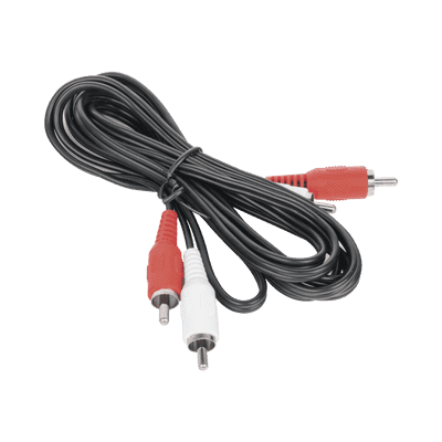 Cable RCA Macho a Macho de 2 Metros de Longitud / Aplicaciones de Audio y Video Optimizado para HD