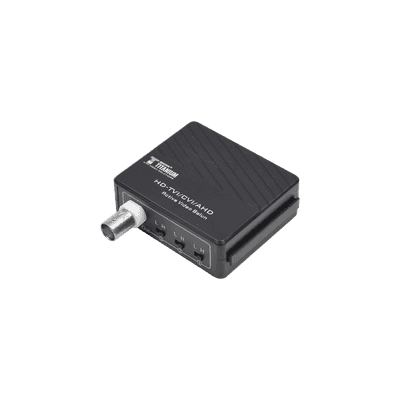 (TRANSCEPTOR) RECEPTOR DE VIDEO ACTIVO DE LARGO ALCANCE /  400 Metros con RECEPTOR ACTIVO TT4501T / Resolución 2 MP / Compatible con cámaras HD-TVI/CVI/AHD/CVBS / Protección Interconstruida contra sobretensión.