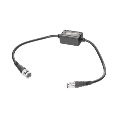 AISLADOR DE TIERRA por BNC / ELIMINE eficazmente los problemas en el video como el RUIDO, DIAFONIA, INDUCCIÓN e INTERFERENCIAS causadas por los lazos de tierra. Compatible con cámaras HD-TVI/CVI/AHD/CVBS de hasta 2 MP.