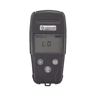 Medidor de Alta Potencia para Fibra Óptica con Localizador Visual de Fallos (VFL), entrada universal de 2.5 mm (para conectores SC, ST y FC)