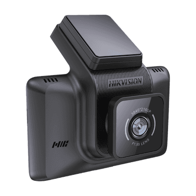 Cámara de Tablero / Cámara Frontal de 4 Megapixel (2K) y Trasera de 2 Megapixel (1080p) / Entrada de alarma para cambio a cámara de reversa / H.265 /  Pantalla Táctil 3" / WiFi / G-Sensor / Micrófono y Bocina Integr