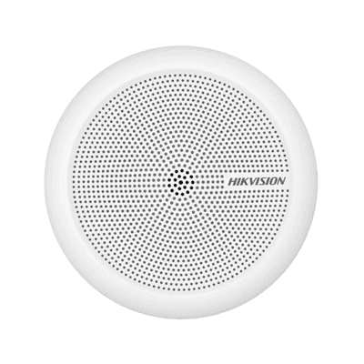 Micrófono Omnidireccional (360°) / Uso en Interior / Preamplificado para CCTV / Cancelación de Ruido Ambiental / Uso en Techo - Pared - Escritorio / Alcance de 5 Metros