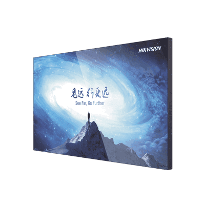 Pantalla LCD 65" 4K para Videowall / Entrada HDMI - VGA - DVI - DP / Monitor Robusto / Bisel Delgado (3.5 mm) / Daisy Chain (Conexion en Cadena sin Software)