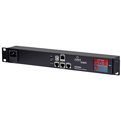 Gateway de Gestión Ambiental para Data Center GUARDIAN / Plataforma de Monitoreo con 3 Puertos de Sensores y Soporte de Hasta 16 Dispositivos por Puerto / 40 m (131.2 ft) de Cable por Puerto / Interfaz Web GUI / Protocolos SNMP - SMTP - HTTPS - BAC