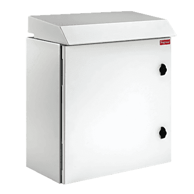 Gabinete Rack 19 UR ProTek Tipo 3R Exterior con Ventiladores y Termostato / 92.2 cm x 60 cm x 61 cm / Acero Gris RAL 7035