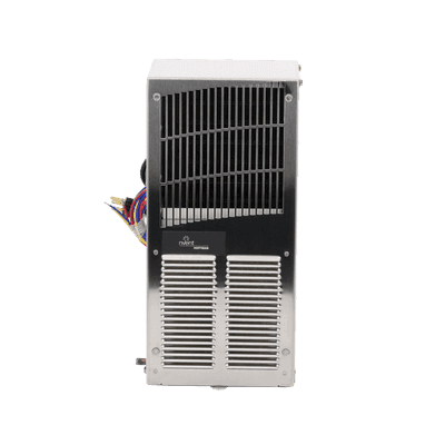 Aire Acondicionado Compacto Para Exterior, Uso en Gabinetes de Telecomunicaciones de Grado Industrial, Frío T15, 800 BTU, 115 Vca, de Acero Inoxidable 304, Color Gris