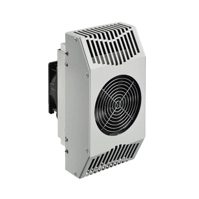 Refrigerador Termoeléctrico / 24V DC / 52W (178 BTU/h) / Interiores y exteriores / Efecto Peltier / Enfriamiento y Calentamiento / Acero Gris RAL 7035 / Montaje Vertical-Horizontal / -40°C a 55°C (-40°F a 131°F)