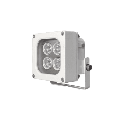 Iluminador LED de Alta Potencia | Luz Blanca | 10 Metros de Iluminación | Cobertura 120° | IP66 | Bajo Consumo de Energía | Fotocélula Incorporada | Soporte en “U” | Carcasa de Aluminio | Alta Transmitancia de Luz. | C