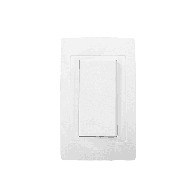 Apagador Escalera Sencillo de 10 A/ 127 V CA ~ 60 Hz / Color Blanco.