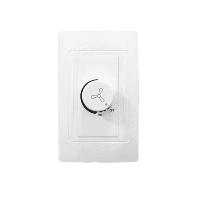 Dimmer Rotativo para Ventilador / 300 W 127 V CA / Color Blanco.