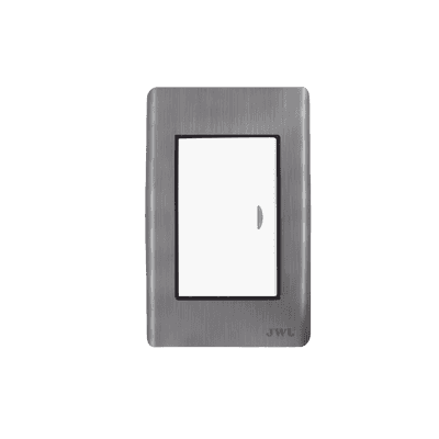 Apagador Sencillo de 10 A 127 V CA ~ 60 Hz / Placa de Acero.