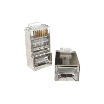 Conector RJ45 para Cable FTP/STP Categoría 5E - Blindado sin pin a tierra