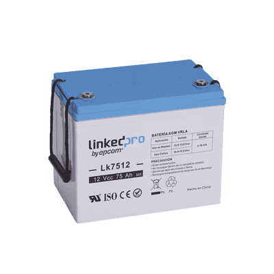Batería de respaldo 12 V |  75 Ah | AGM | Especial para equipo electrónico | UPS  | Sistemas de Emergencia | Aplicaciones Fotovoltaicas | Terminales T3