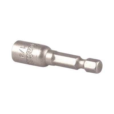 Adaptador magnético de 1/4" hexagonal para taladro.