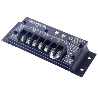Controlador de Carga Solar SunSaver PWM 20 A / 12 VCC / Encapsulado Epóxico / Clase 1 Div 2 / Compensación de Temperatura