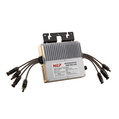 Microinversor 2.25 Kw, 220 Vca, IP67, WIFI Incuido, Soporta Oversizing a 4 Módulos de Hasta 750 W, Incluye Conector Troncal