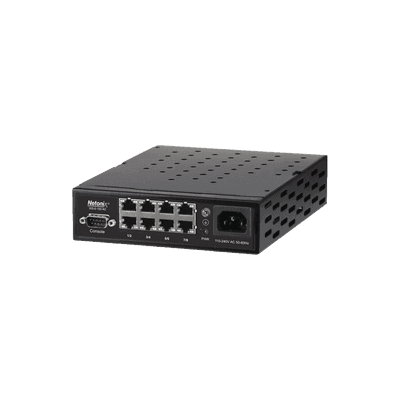 Switch WISP PoE Administrable de 8 puertos Gigabit, entrada de 110-120 Vca