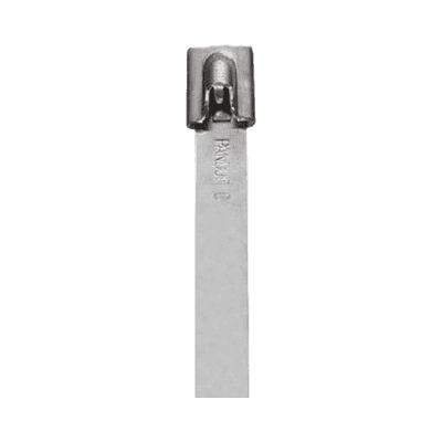 Cincho StrongHold  de Acero Inoxidable Tipo 304, 362mm largo x 7.9 mm ancho, Color Metálico, Paquete de 50pz
