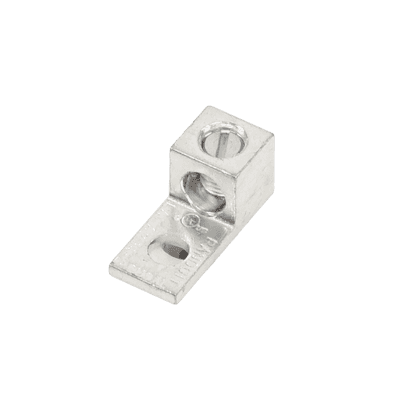 Conector Mecánico de Aluminio, de Un Orificio y Un Barril, para Cable de 14 a 2 AWG. 1 Pieza