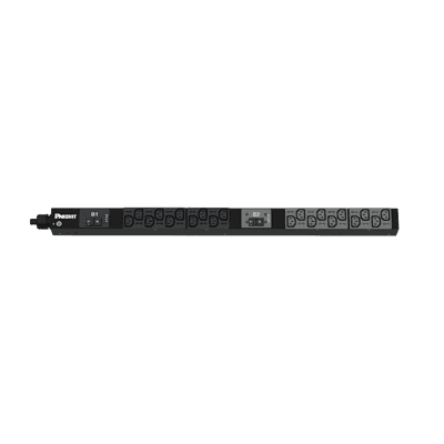 PDU Básico para Distribución de Energía, Enchufe de Entrada NEMA L6-30P, Con 20 Salidas C13, de Instalación Vertical, 208 Vca, 30 Amp