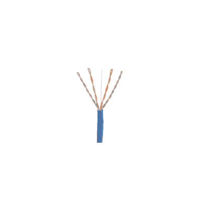 Bobina de Cable UTP 305 Metros (1000 Pies) de Cobre, TX6000? PanNet, Azul, Categoría 6 (24 AWG), CMP (Plenum), de 4 Pares