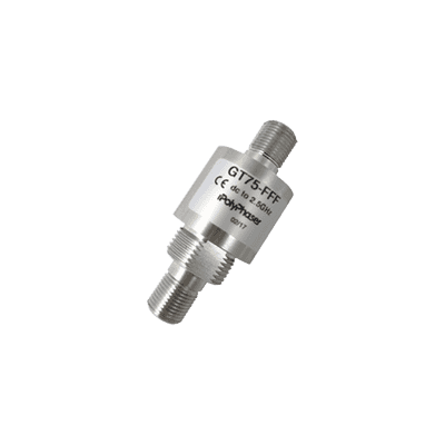 Protector Coaxial de DC a 2.5 GHz a 75 Ohms con Conectores F Hembra en Ambos Lados