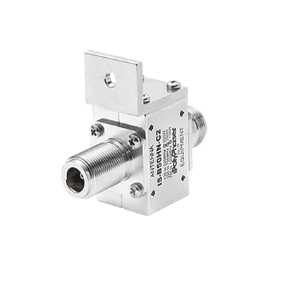 Protector Coaxial RF / 125-1000 MHz / 50 Ω / Conectores N Hembra / Ceja Frontal / 500W