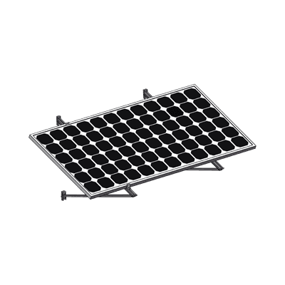 Montaje Para Módulos Solares En Muro Con Espesor De 35-40mm, Riel 1400mm