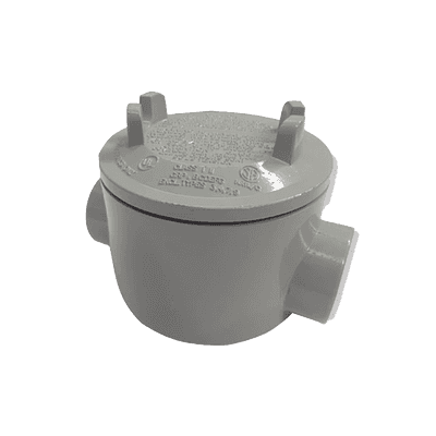 Caja con Tapa Tipo GRC de 1 1/4" (31.8 mm) / Caja a Prueba de Explosión / Para Áreas Peligrosas / Libre de Cobre.