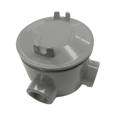Caja  con Tapa Tipo GRL de 1 1/4" (31.8 mm)/ Caja a Prueba de Explosión/ Para Áreas Peligrosas / Libre de Cobre.