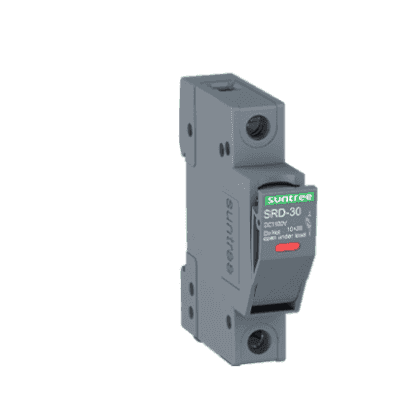 Porta Fusible CD 1000V 1 Polo Riel Din
