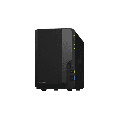 Servidor NAS de escritorio con 2 bahías / Hasta 24 TB / Hasta 6GB RAM / Hasta 25 cámaras
