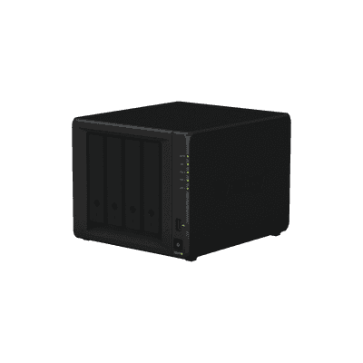Servidor NAS de escritorio con 4 bahías / Expandible a 9 bahías / Hasta 108 TB / Soporta Hasta 40 Cámaras
